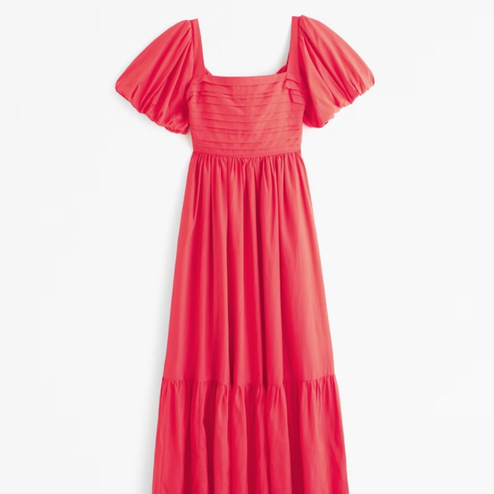 Elegant Red Maxi Dress
